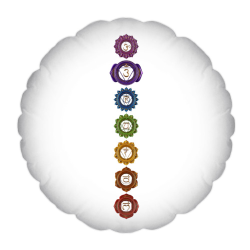 Подушка с принтом Сахасрара чакра