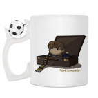 Кружка с футбольным мячиком