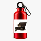 Металлическая бутылка 400 мл UV-DTF