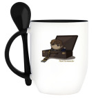 Кружка с ложкой