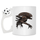 Кружка с футбольным мячиком