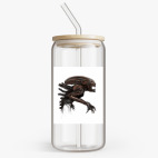 Банка с бамбуковой крышкой