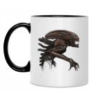 Кружка двухцветная