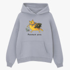 Толстовка худи оверсайз