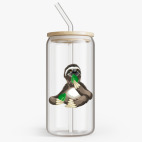 Банка с бамбуковой крышкой