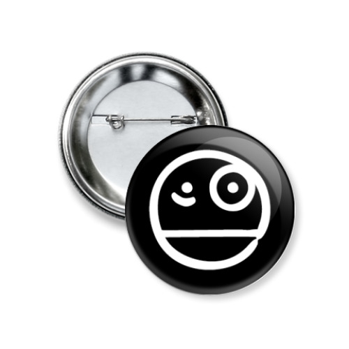 Значок 37мм с принтом  SmileMe