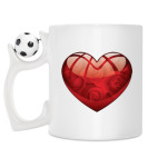 Кружка с футбольным мячиком