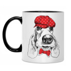 Кружка двухцветная