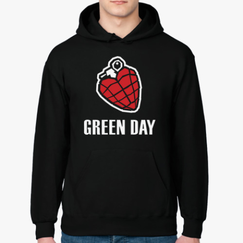 Толстовка худи с принтом Green Day