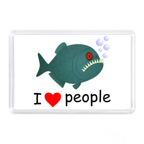 Магнит I love people