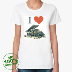 Женская футболка органик