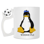 Кружка с футбольным мячиком