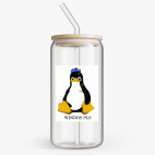 Банка с бамбуковой крышкой