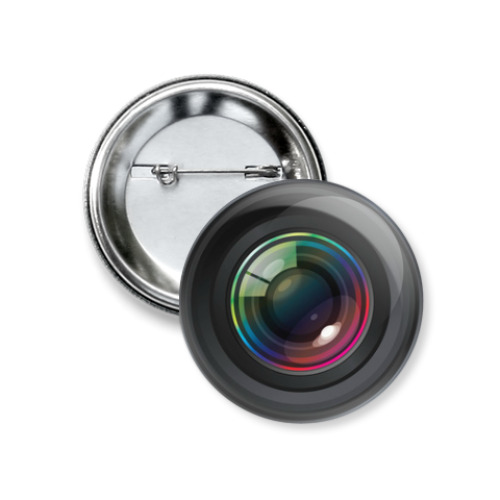 Значок 37мм Обьектив
