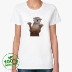 Женская футболка органик