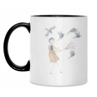 Кружка двухцветная