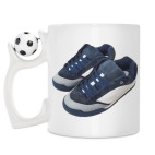 Кружка с футбольным мячиком