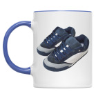 Двухцветная кружка Кроссовки