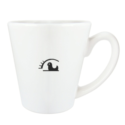 Чашка Латте с принтом сова