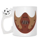 Кружка с футбольным мячиком