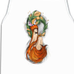 Flower Redhaired girl/ Рыжеволосая