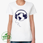 Женская футболка органик