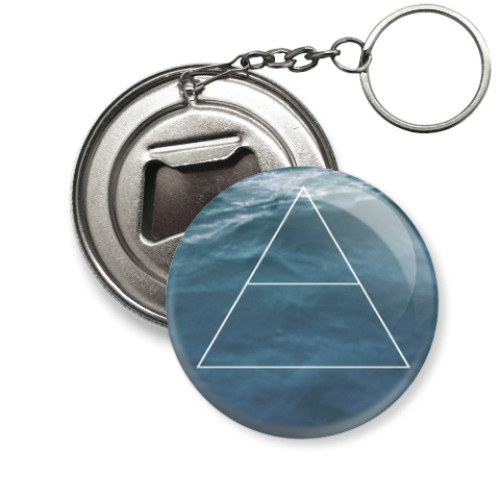 Брелок-открывашка с принтом Вода