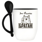 Кружка с ложкой