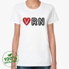 Женская футболка органик