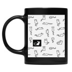 Кружка цветная UV-DTF