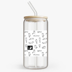 Банка с бамбуковой крышкой