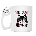 Кружка с футбольным мячиком