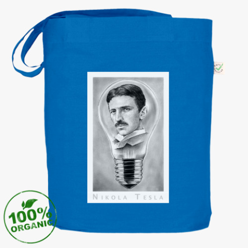 Сумка шоппер Никола Тесла