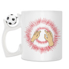 Кружка с футбольным мячиком