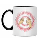 Кружка двухцветная