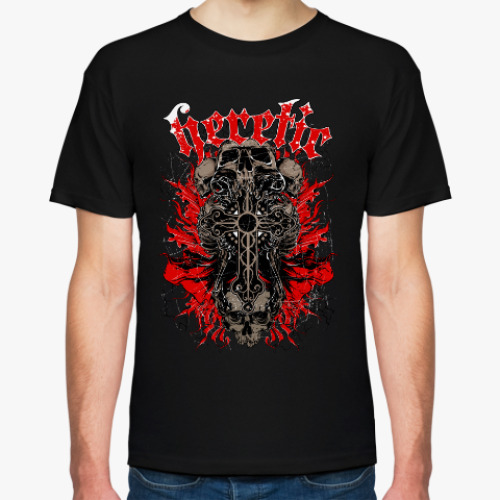 Футболка с принтом Heretic - еретик!