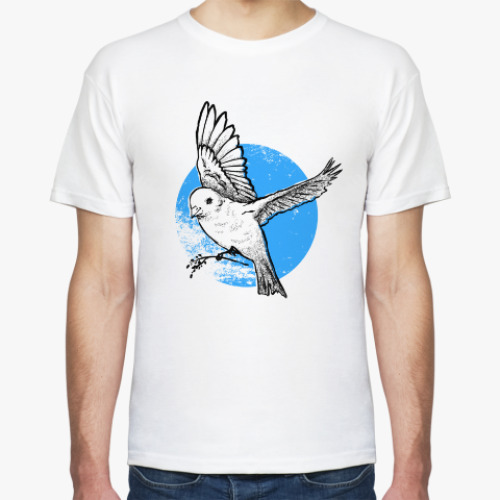 Футболка с принтом stay wild