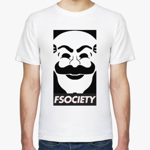 Футболка с принтом FSOCIETY