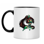 Кружка двухцветная