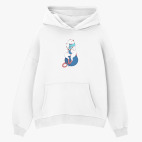 Толстовка худи оверсайз