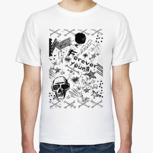 Футболка с принтом Be grunge!