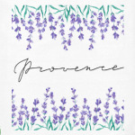 Прованс: Лаванда акварель