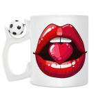 Кружка с футбольным мячиком