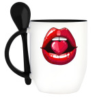 Кружка с ложкой