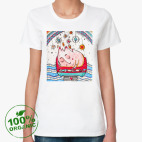 Женская футболка органик