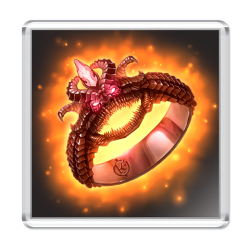 Магнит с принтом  'Кольцо Фалькона'