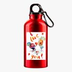 Металлическая бутылка 400 мл UV-DTF