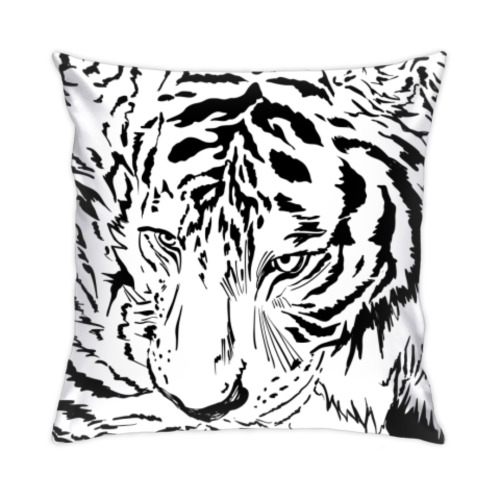 Подушка с принтом Тигр 2022
