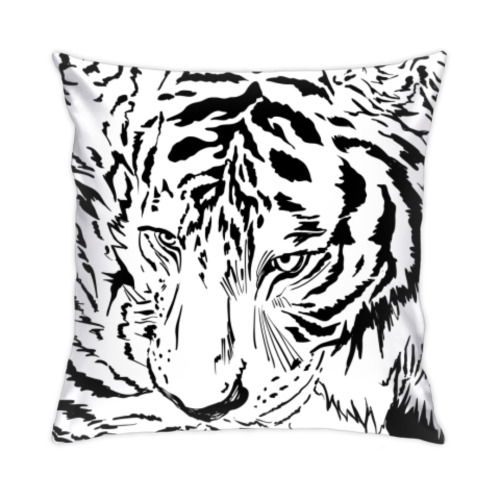 Подушка с принтом Тигр 2022