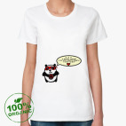 Женская футболка органик
